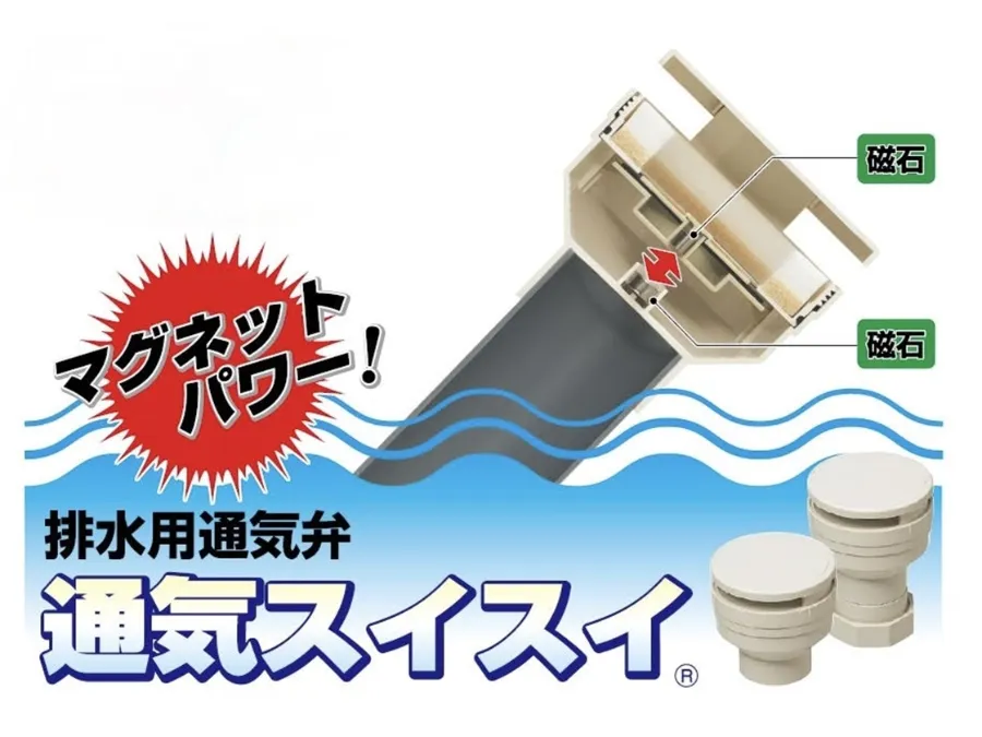 日本 未來工業 通気スイスイ (通氣Sui Sui) — 次世代磁石密封通氣閥