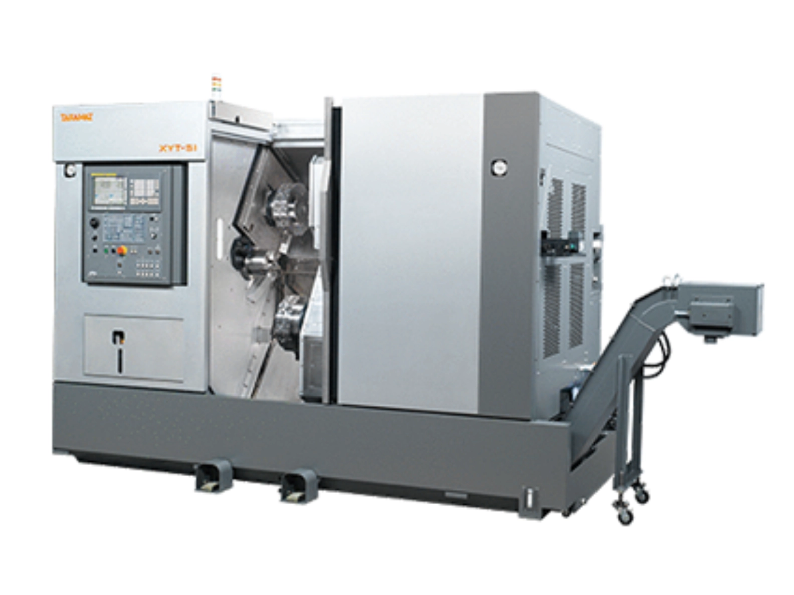 高松 XYT-51 CNC 雙主軸雙刀塔複合車床